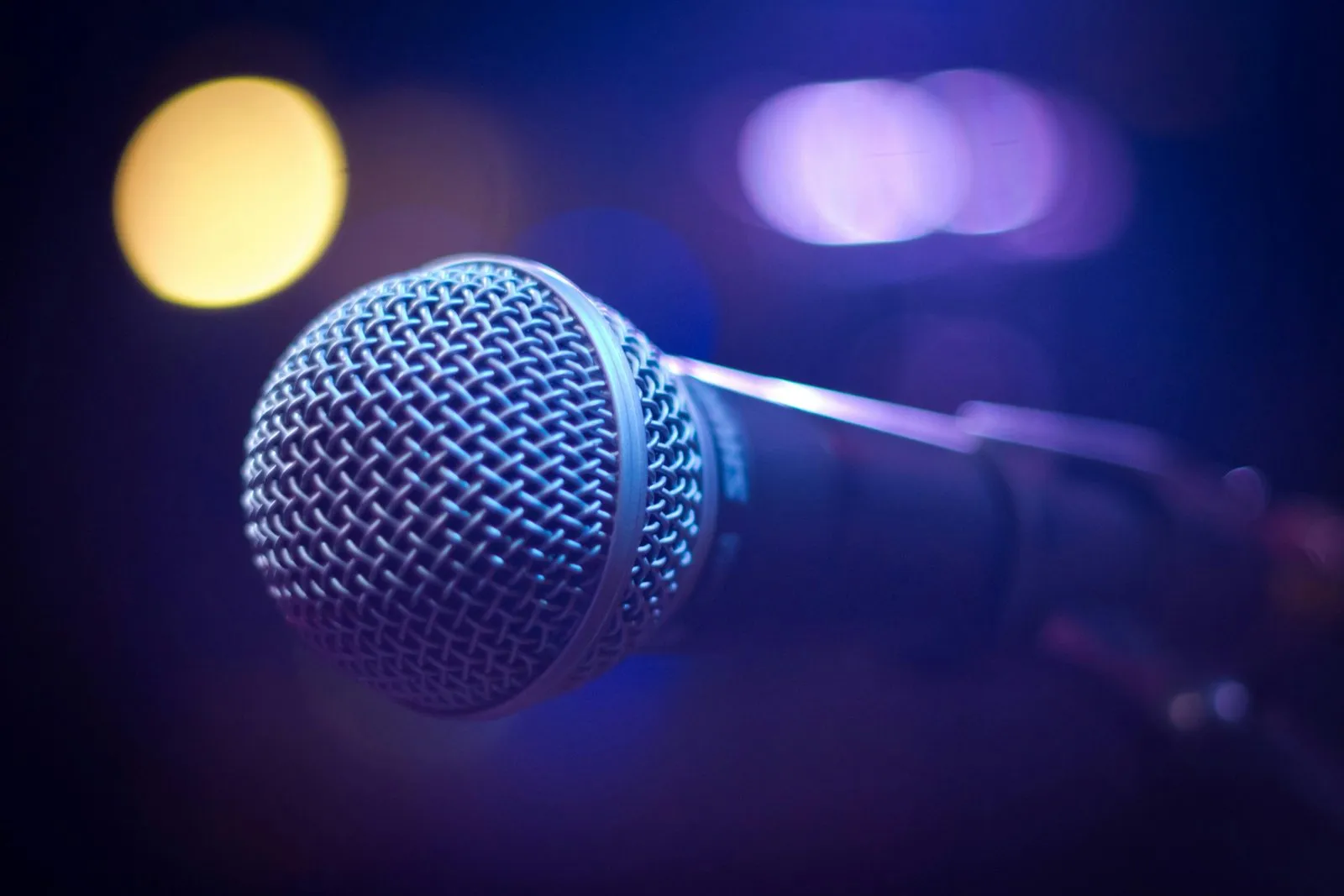 A microphone.